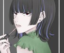ご希望のポーズや容姿でアイコン画像を作成します 落ち着いた色合いが好みの方にオススメしたいです。 イメージ2