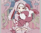 かわいい一枚絵イラスト制作します 活動開始間もないため、お安めに対応中！ イメージ2