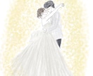 結婚祝いに人気 | 水彩画似顔絵描きます 【イラストオーダー】水彩画風イラスト♡結婚祝いに人気 イメージ3