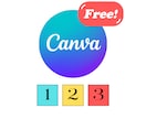 Canva 3枚まで画像作成します デザイン作成アプリ「Canva」でデザインを作成します イメージ1