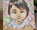 色紙サイズ⭐︎お子様の素敵な似顔絵を制作しますます ⭐︎誕生日、節句、子どもの日、入園、卒園祝いに⭐︎ イメージ1