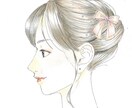 ココナラ最低価格〜♪色鉛筆で手描きイラスト描きます 色鉛筆で手描きのイラスト承ります♪♪人物・美人イラストなど イメージ1