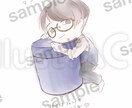 最短2日！ミニキャライラスト描きます 癒され系アイコン、商用利用も可 イメージ7