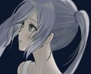 SNSアイコン用のイラストを制作します 視線が惹き込まれるような、あなただけの少女を描きます。 イメージ4