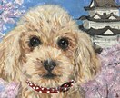 わんちゃん、ねこちゃんなどの似顔絵を描きます 手描きのアクリル画で15cmのキャンバスに絵を描きます イメージ3