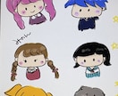 フリーハンドでアイコンイラスト描きます ゆるっとかわいい手描きイラスト！ イメージ2
