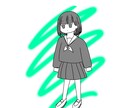 あなたのためのミニキャラを描きます SNSアイコンなどで使える可愛いミニキャラを描きます イメージ2