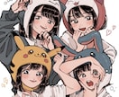 エモいイラスト描きます PV アルバムジャケット オリキャラ 創作 イメージ3