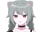 あなただけのSNSアイコンを制作します 胸上のアニメ風SNSアイコンを制作します。 イメージ1