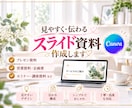 見やすく伝わるスライド資料を作成します PowerPoint・Canvaで見やすい資料に仕上げます イメージ1