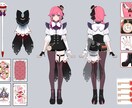 1枚絵、Live2Dイラストなどご依頼できます 幅の広さが自慢です！その他のサービスと同時でお安くなります！ イメージ3