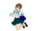 可愛い女の子のイラストを描きます 最短1日でラフをお送り致します イメージ5