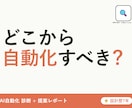 AIで自動化できる業務を診断します どこを直すと一番効くか、７年の設計視点で優先順位を整理 イメージ1