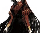 アイコンイラスト・立ち絵・一枚絵制作します ゴシック/ロリィタ/幻想的な一枚を イメージ2