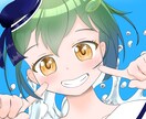 アイコン用 かわいいイラスト描きます オプションでゆるい"首"描きます！ イメージ1