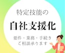 特定技能の「自社支援」ノウハウを教えます 登録支援機関に頼らない！行政書士が支援内製化を徹底レクチャー イメージ1