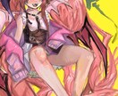 アイコンイラスト・ヘッダー制作します ノイジーで厚塗りの少女やケモノを鮮やかに描きます。 イメージ8