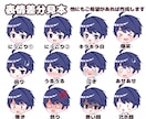 修正無制限★表情差分付き♪可愛いミニキャラ描きます 初めてでも安心◎丁寧にサポートさせて頂きます♪ イメージ6