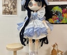 CCDOLL・手作りぬいぐるみを販売します 完全一点もの・即納OK・雪肌の青髪メイド イメージ4