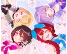 アニメ塗り風イラスト制作いたします ぱっと目を引く、メリハリのあるイラストを制作します イメージ2