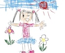 こどもの絵●懐かしくて愛おしいあの頃の絵描きます #小学生#幼稚園#あの頃#エモかわいい#2000年代 イメージ3