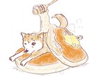 ほっこりする動物イラストをお届けします お写真などからご要望に合わせて制作させていただきます イメージ3