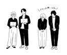 デザインに馴染むおしゃれなイラスト制作します “ちょうどいいおしゃれ感”の挿絵を制作します。 イメージ2