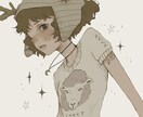 儚く、どこか温かいイラストを描きます SNSアイコンや、一枚絵としても使用できるイラスト･:*+. イメージ3