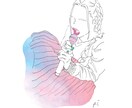 人物・動物の写真を繊細なタッチでイラストにします 記念日やプレゼントにもどうぞ！ イメージ2