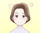 大人かわいいシンプルアイコンお描きします 大人っぽいけどゆるふわで好印象♪ イメージ10