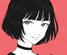 シンプルで存在感のあるSNSアイコンを作成します パキッとした印象のイラストを描きます イメージ3