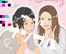 似顔絵描きます 記念日やプレゼント、SNSのアイコン用など承ってます！ イメージ1