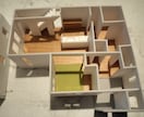 図面などから白模型やスタディ模型を作製します 〜マイホームやオフィスの検討用、完成時の記念品に〜 イメージ3