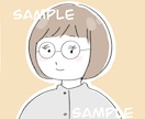 やさしい雰囲気"ふわゆる"アイコン描きます 【親しみやすい印象】お仕事用アイコンにも◎ イメージ7