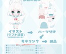ミニキャラLIVE2Dモデル製作します 可愛いミニキャラV一緒に作りませんか？ イメージ2