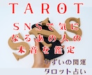 SNSの反応解読！タロットで相手の本音を占います 足あとや「いいね」の心理。ネットから始まる恋✕お守り曲 イメージ1