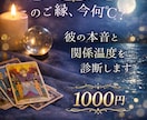 このご縁、今何℃？本音と関係温度を読み解きます お相手さまの本音、感情ではなく“温度”で可視化します イメージ1