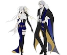 キャラデザ＆立ち絵制作いたします 立ち絵＆キャラデザ＆リファレンスシートの制作が可能です！ イメージ2