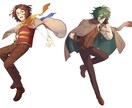 立ち絵制作のご依頼承ります TRPGやアイコン等の立ち絵制作します。 イメージ2