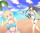 アニメ系の女の子イラスト制作いたします ゲームの立ち絵や小説の表紙など用途に合わせてご相談ください イメージ5