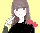 可愛い似顔絵のアイコンを描きます SNS用の可愛い似顔絵のアイコンを描きます イメージ3
