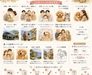 記念日や愛犬等のイラスト描きます 世界に一つだけのロゴ、絵画、イラストを！ イメージ1