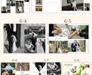 世界観から作るプロフィールブックをお作りいたします 洗練された一冊で、記憶に残る一日を。 イメージ10