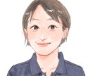 好印象に＊温かい雰囲気で似顔絵描きます SNS/アイコン/名刺/水彩風のイメージ イメージ1