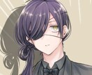SNS/配信向けTRPGキャラ立ち絵制作します 「綺麗め人物・透明感のある女性・中性的キャラが特に得意」 イメージ4