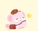 オリキャラ『ぽちゃるず。』のアイコンを作成します ぽちゃるず。のかわいいイラストを描きます！ イメージ2