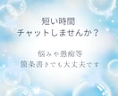 小さな悩みや愚痴等をお話聞きます 短い文章や箇条書きでも大丈夫です イメージ1