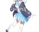 VTuberや配信者向け！全身イラスト描きます 商用利用可！キービジュアル、アクスタなどにどうぞ！ イメージ4