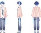 男性Vtuberデビュー向け！最高品質で作成します イラスト、Live2D、修正無制限、著作権譲渡、全工程制作 イメージ4