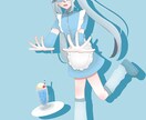 あなたの好きを詰め込んだ可愛いオリキャラ制作します 実績作りのため10名様限定でお値下げ中！最短即日納品！ イメージ2